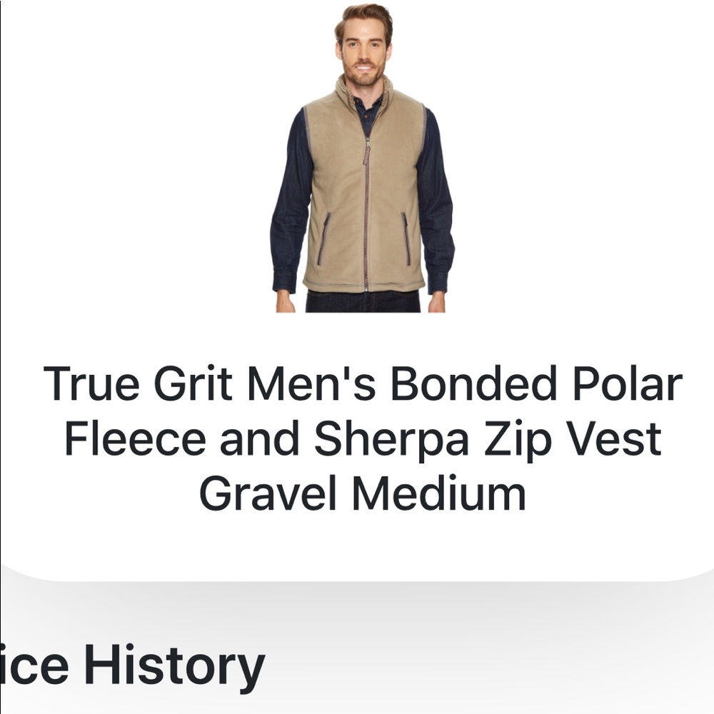 True Grit Bonded Polar FLC & Sherpa Vest